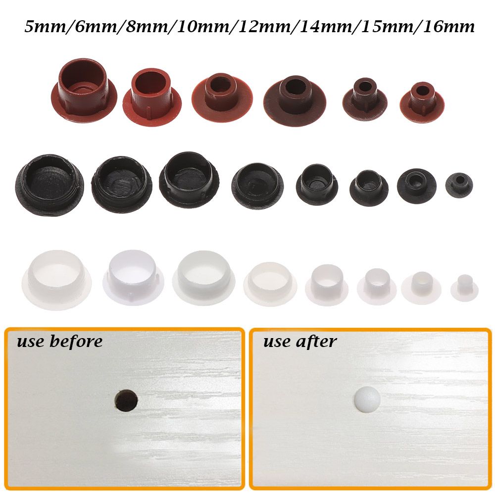 Furniture Hardware Screws - 50Pcs 5-16mm coperchi per fori per