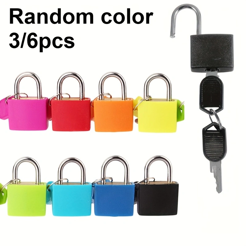 Cabinet Lock Key - Mini lucchetto colorato da 3/6 pezzi