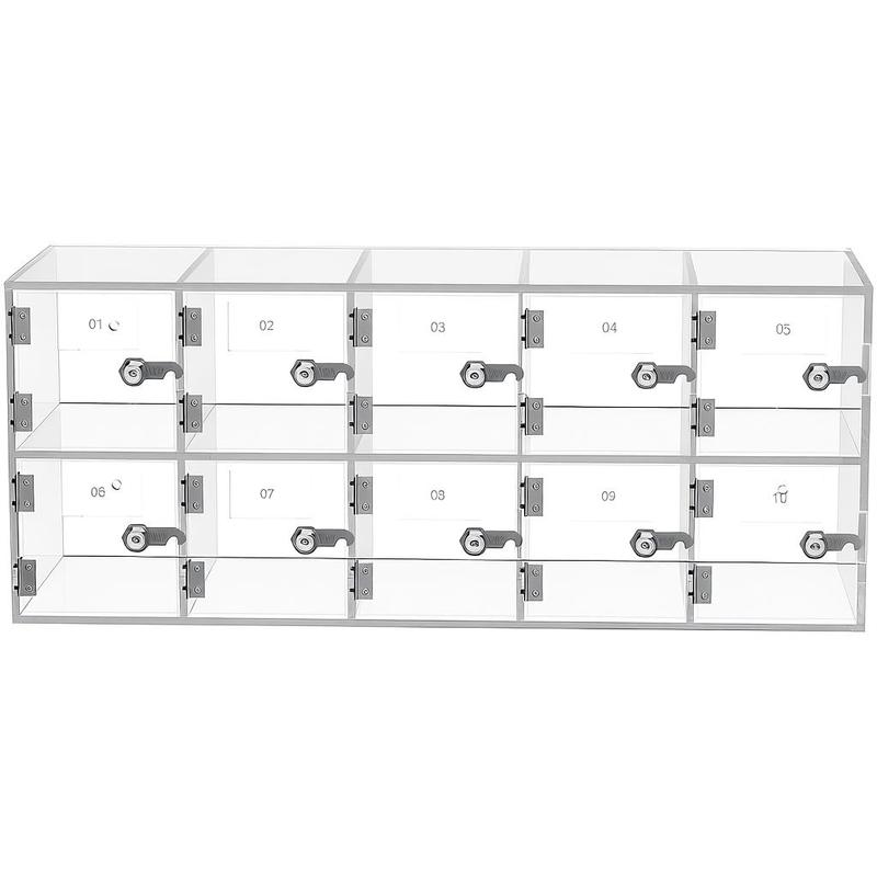 Cabinet Lock Key - Armadietto Porta Cellulari, 10 Scomparti in