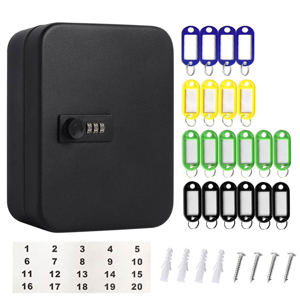 Cabinet Lock Key - Cassetta di sicurezza nera per chiavi