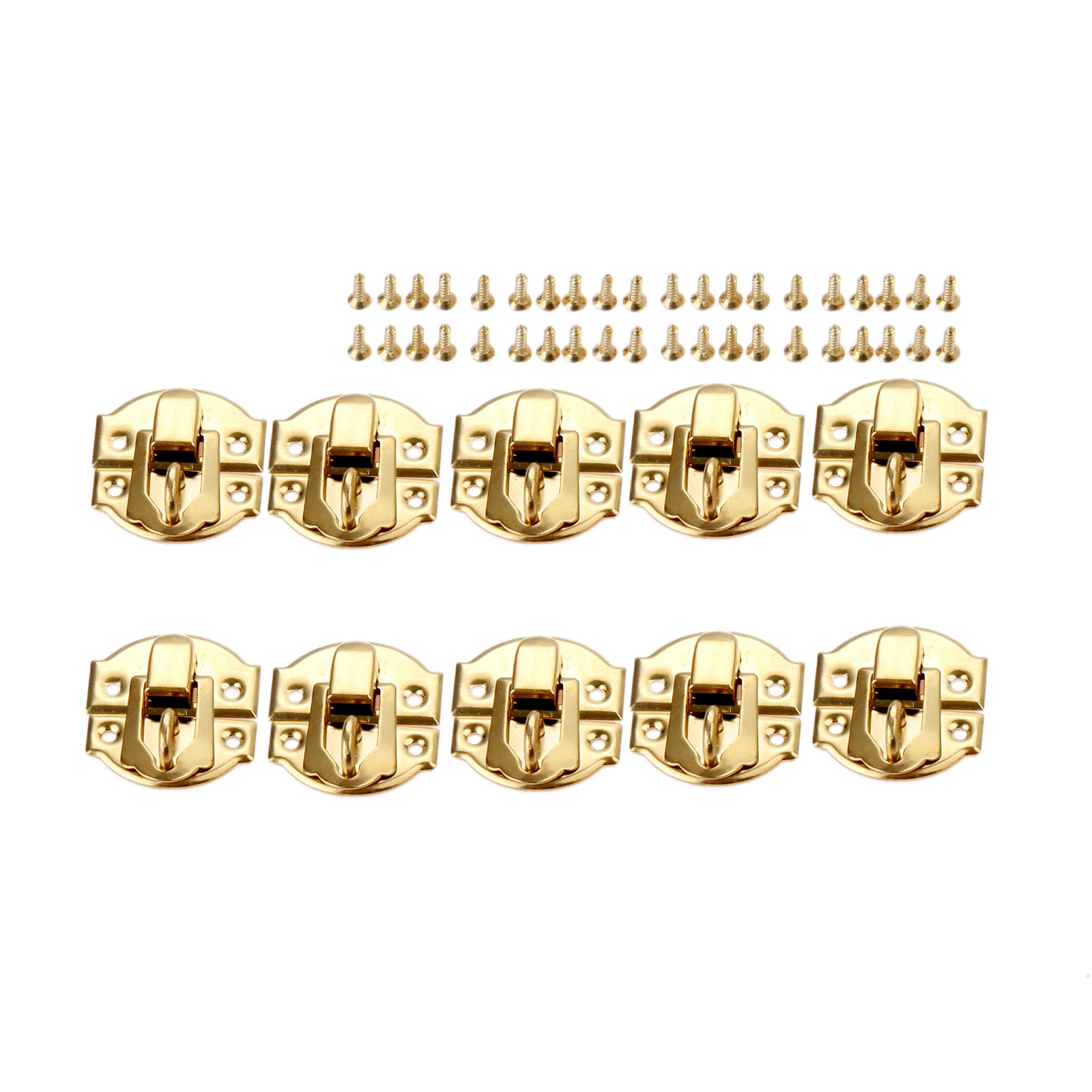 Furniture Hardware Screws - 10 pz Golden Box Chiusura a