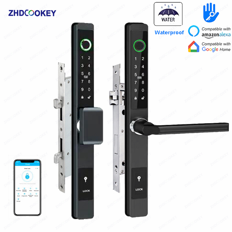 Furniture Sliding Door Hardware - Serratura Digitale Biometrica ZHDCOOKEY, Impermeabile, con