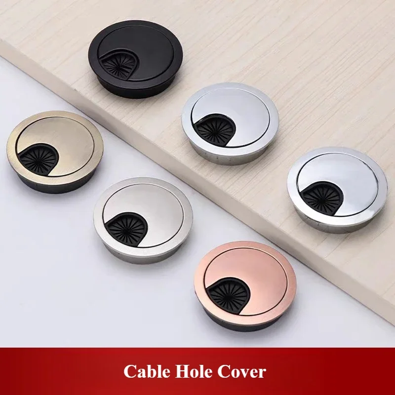 Zinc Furniture Hardware - 1 pz scrivania foro filo copertura