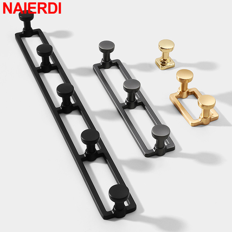 Zinc Furniture Hardware - NAIERDI Appeso a Parete Gancio Singolo
