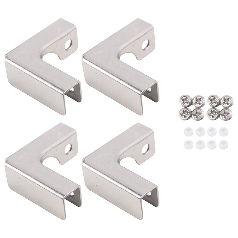 Furniture Hardware Paint - ABUI-4Pcs Clip di fissaggio per vetro