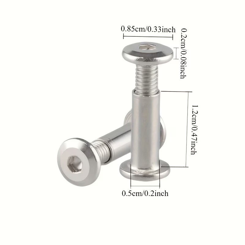 Set di Dadi Esagonali e Viti a - Furniture Hardware Screws recensione e prezzo