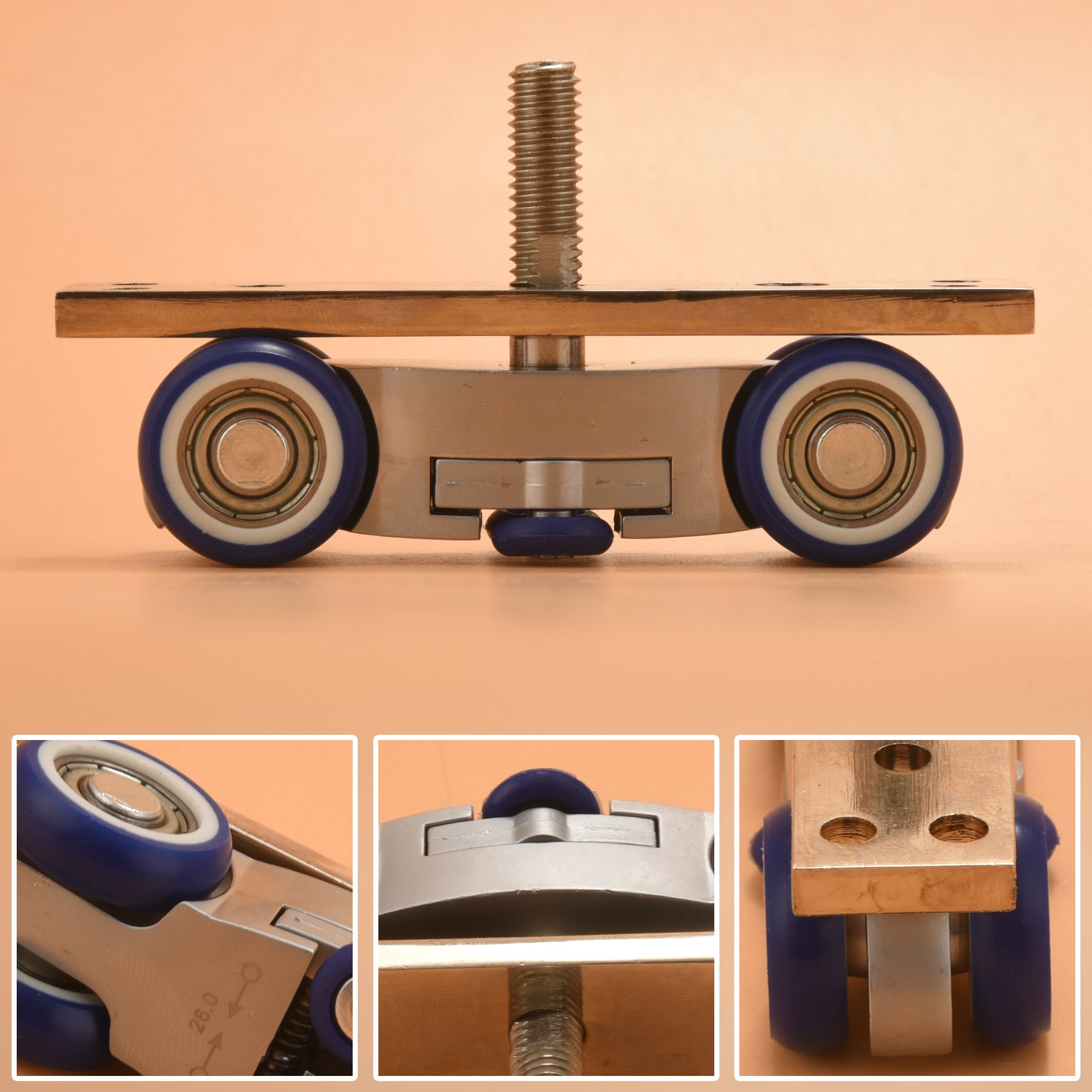Rullo per porta pieghevole leg - Furniture Hardware Paint recensione e prezzo