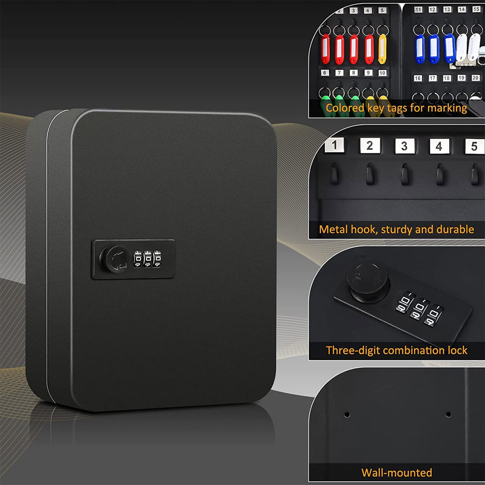 Cassetta di sicurezza nera per - Cabinet Lock Key recensione e prezzo