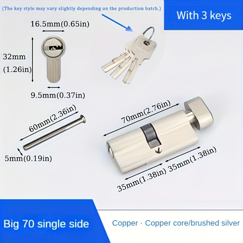Cilindro di chiusura standard  - Furniture Sliding Door Hardware recensione e prezzo