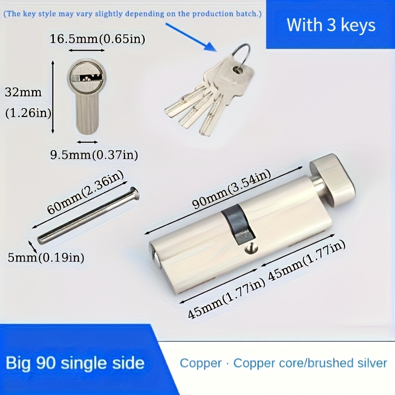 Cilindro di chiusura standard  - Furniture Sliding Door Hardware recensione e prezzo