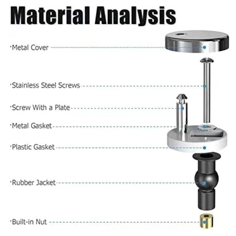 2 Pezzi Cerniere per Sedile WC - Furniture Hardware Screws recensione e prezzo