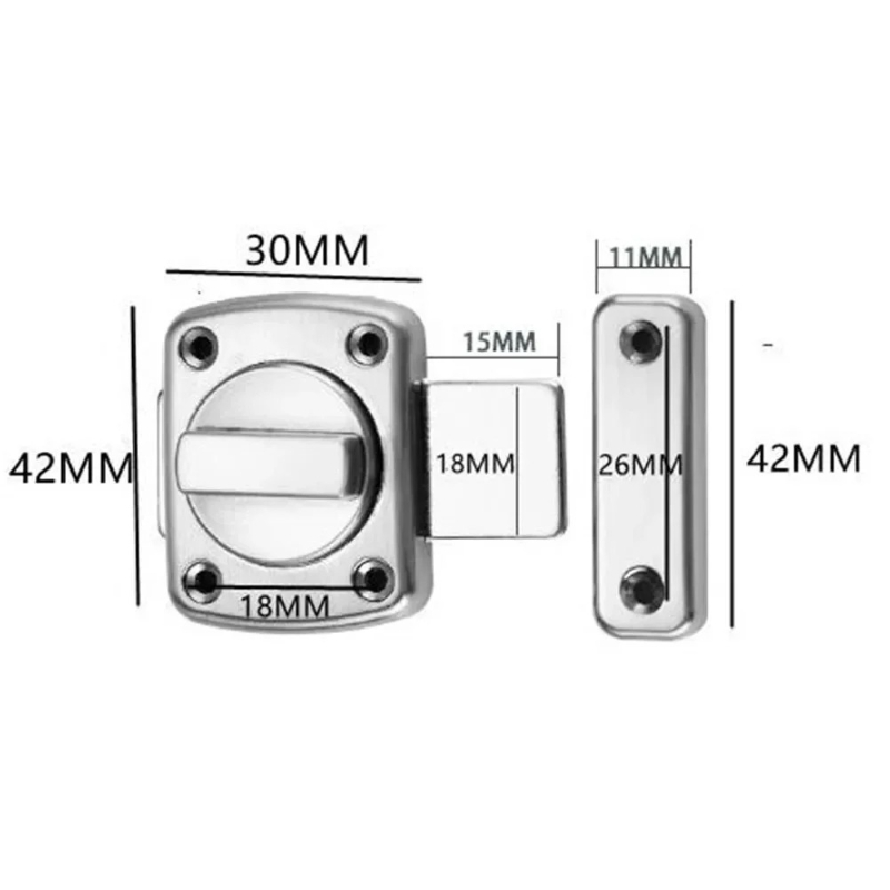 Chiusura per porta in metallo  - Furniture Sliding Door Hardware recensione e prezzo