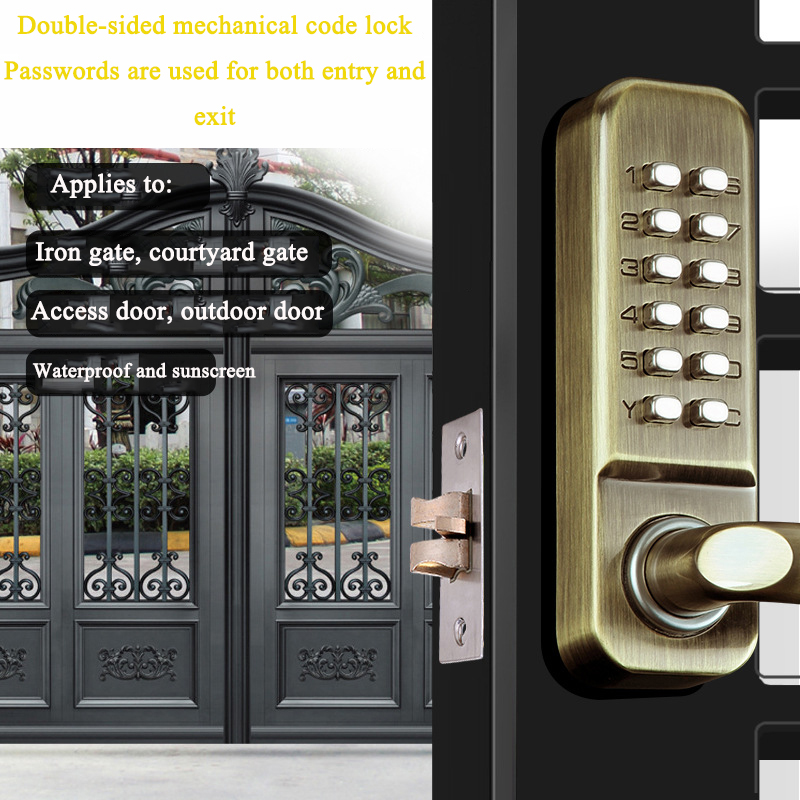Blocco password meccanico senz - Zinc Furniture Hardware recensione e prezzo