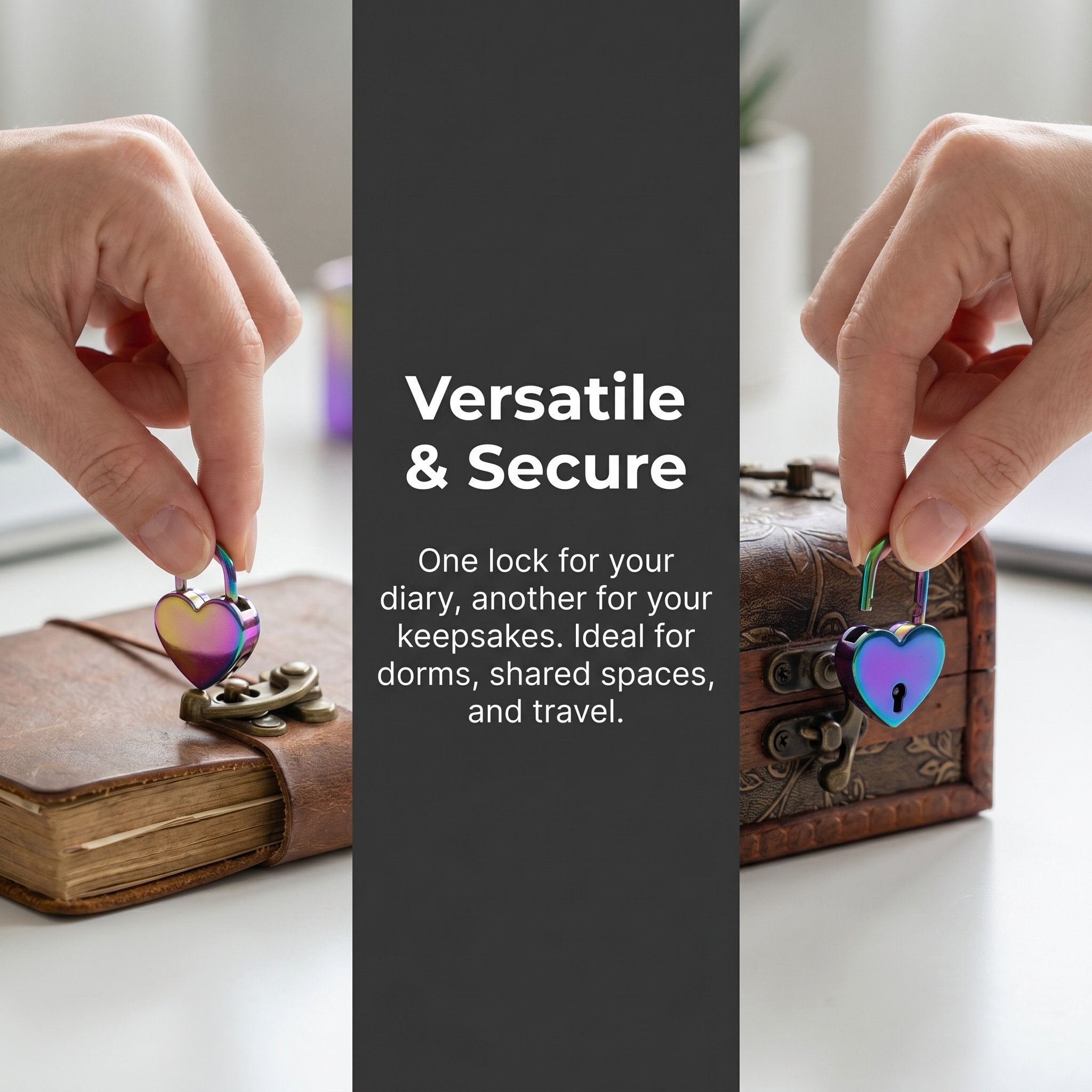 Set di 2 Mini Lucchetti a Form - Cabinet Lock Key recensione e prezzo