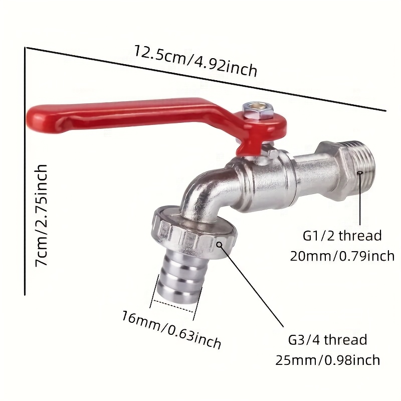 Rubinetto da esterno ad alta p - Zinc Furniture Hardware recensione e prezzo